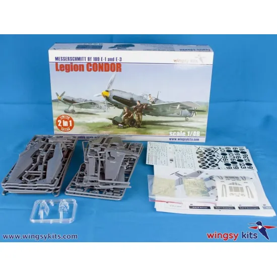Wingsy Kits D5-09 1/48 Messerschmitt Bf 109 E-1 And E-3 Legion Condor