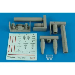 Aerobonus 480018 1/48 S-25-l Air-to-ground Rocket Resin Kit