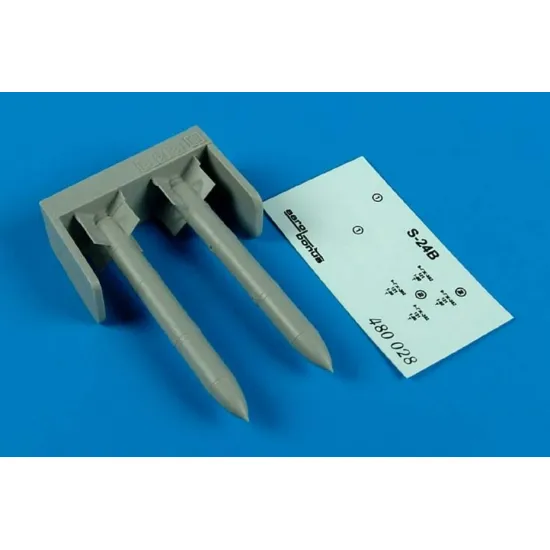 Aerobonus 480028 1/48 S-24-b Russian Air-to-ground Rockets Resin Kit