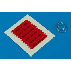 Aerobonus 480029 1/48 Decal Remove Before Flight Flags Idf Black Lettering