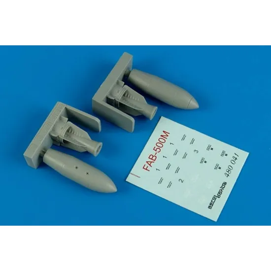 Aerobonus 480041 1/48 Fab-500m Russian Bombs Dummy Resin Kit