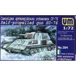 SU-76 Soviet Self-Propelled Gun WWII 1/72 UM 304