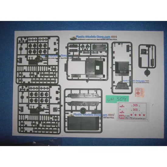 SU-76 Soviet Self-Propelled Gun WWII 1/72 UM 304