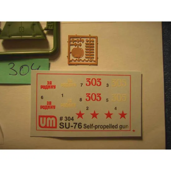SU-76 Soviet Self-Propelled Gun WWII 1/72 UM 304