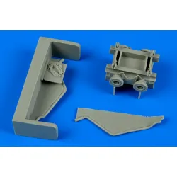 Aerobonus 480064 1/48 Us Navy Torpedo Loading Cart Dummy Resin Kit