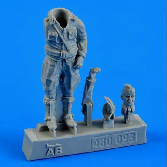 Aerobonus 480093 1/48 German Luftwaffe Pilot Wwii Resin Kit