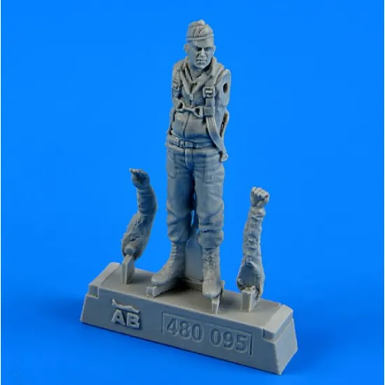 Aerobonus 480095 1/48 U.s.a.f. Pilot - Vietnam War 1965 - 1973 Resin Kit
