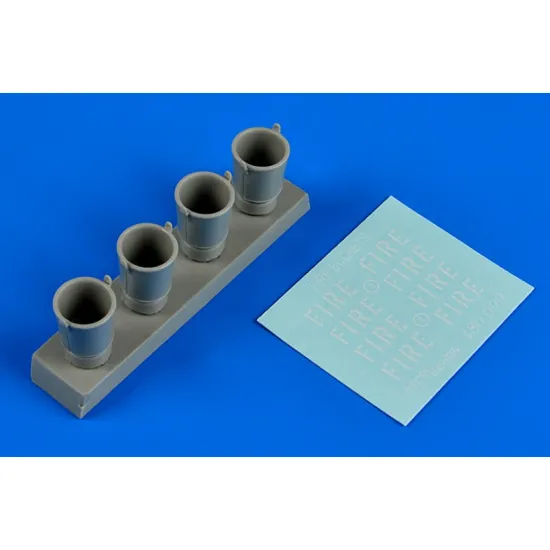 Aerobonus 480099 1/48 Dummy Resin Fire Buckets