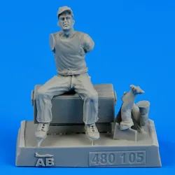 Aerobonus 480105 1/48 U.s. Army Aircraft Mechanic Wwii Pacific Theatre Resin Kit