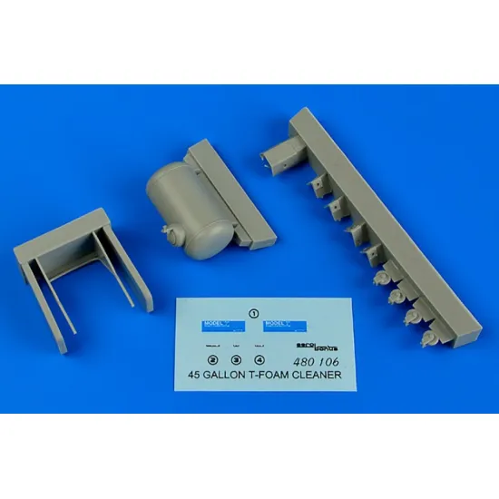 Aerobonus 480106 1/48 Dummy Resin Model T-foam Cleaner 45 Gallon