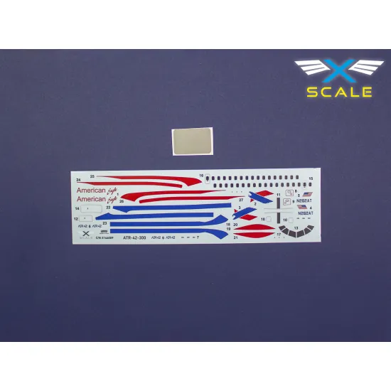 X-scale 144009 1/144 Atr-42-300 American Eagle Turboprop Regional Airliner