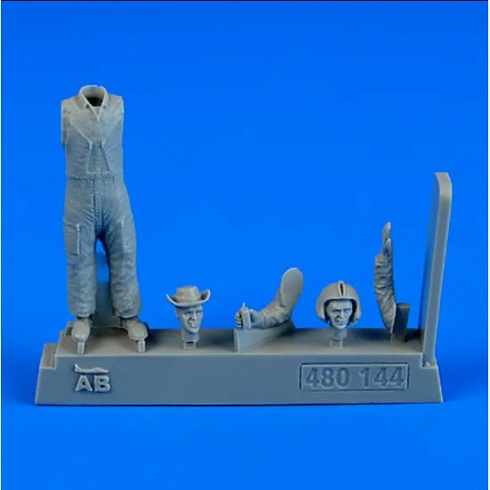 Aerobonus 480144 1/48 Us Army Helicopter Pilot - Vietnam War 1960 - 1975