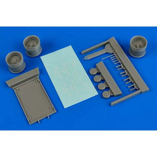 Aerobonus 480149 1/48 Us Navy Utility Trailer Wagon 36x60 Inch With Spill Absorbents