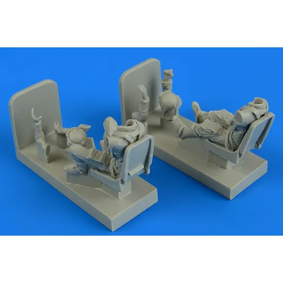 Aerobonus 480163 1/48 German Luftwaffe Pilot And Operator With Seats For Me-262b-1a/U1 For Hobby Boss