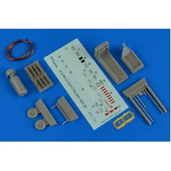 Aerobonus 480191 1/48 150 Lb Wheeled Halon Extinguisher Model 600 Resin Kit