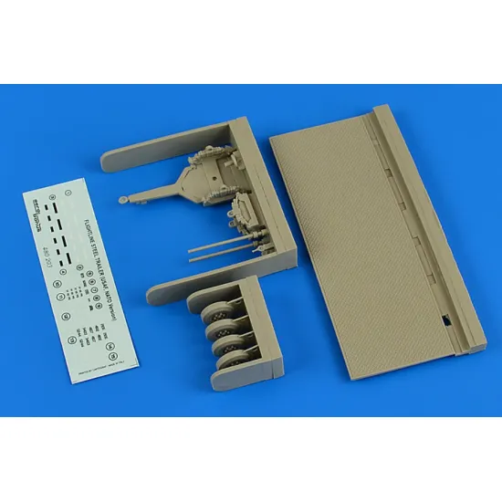 Aerobonus 480203 1/48 Flightline Steel Trailer Usaf/Nato Resin Kit