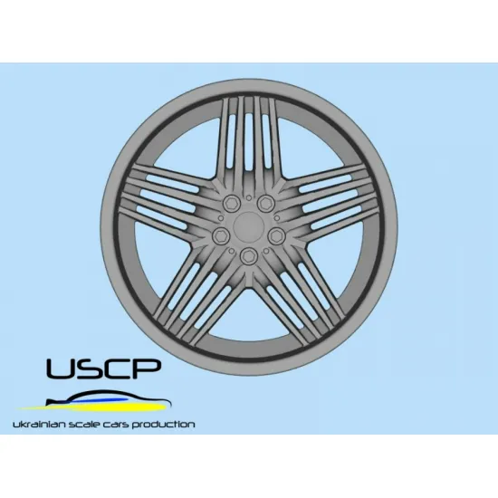 Uscp 24p123 1/24 Alpina Dynamic 20 Inch Resin Wheels