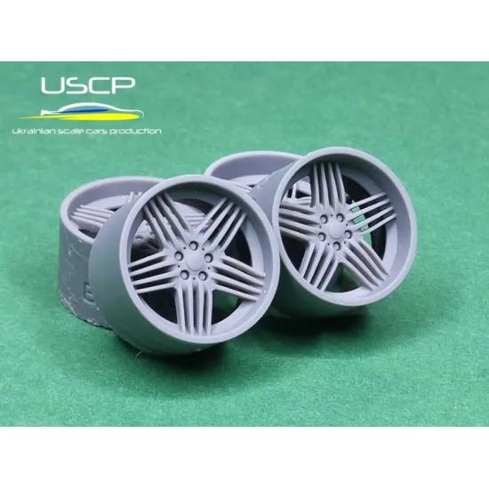 Uscp 24p123 1/24 Alpina Dynamic 20 Inch Resin Wheels