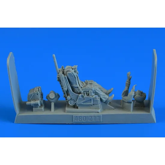 Aerobonus 480211 1/48 Soviet Fighter Pilot With Ej Seat For Su-27 Flanker Early Late