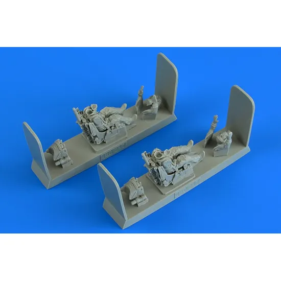 Aerobonus 480217 1/48 Modern Soviet Fighter Pilot And Operator With Ej Seat For Mig-31 Foxhound
