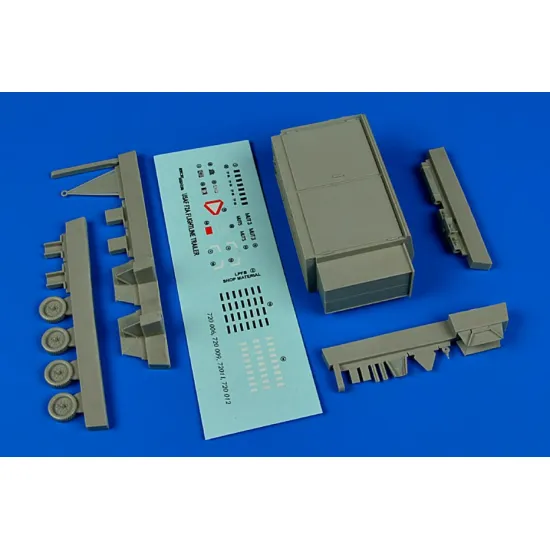 Aerobonus 720011 1/72 Usaf F-2a Flightline Maintenance Shop Trailer Resin Kit