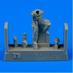 Aerobonus 720020 1/72 German Luftwaffe Pilot Wwii For Bf 109 Late Version