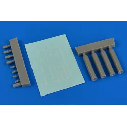 Aerobonus 720029 1/72 Compressed Gas Bottles Carbon Dioxide