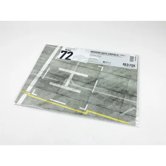 Red Fox Db-72001 1/72 3d Diorama Base Modern Nato Airfield Type 1 300x230mm