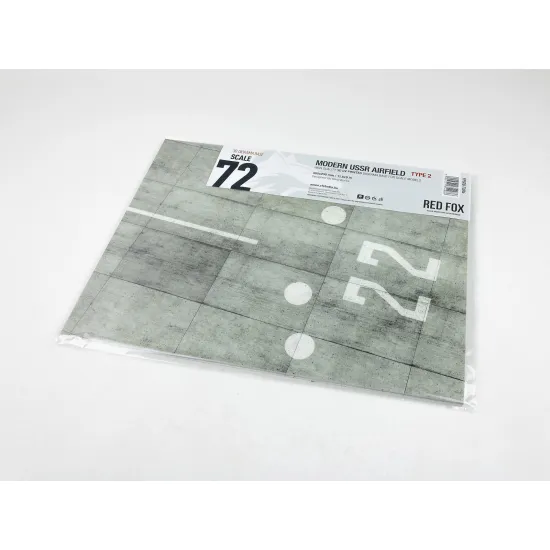 Red Fox Db-72006 1/72 3d Diorama Base Modern Ussr Airfield Type 2 300x230mm