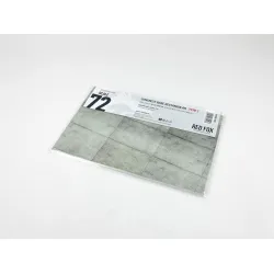 Red Fox Db-72007 1/72 3d Diorama Base Concrete Base Rectangular Type 1 250x160mm