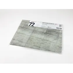 Red Fox Db-72008 1/72 3d Diorama Base Concrete Base Rectangular Type 2 300x230mm