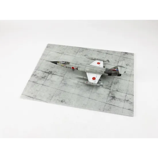 Red Fox Db-72010 1/72 3d Diorama Base Concrete Base Square Type 2 300x230mm