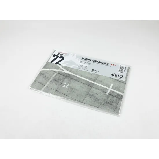 Red Fox Db-72015 1/72 3d Diorama Base Modern Nato Airfield Type 3 250x160mm