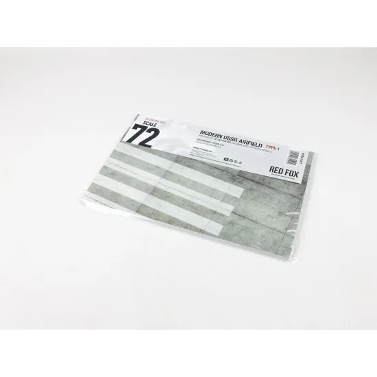 Red Fox Db-72017 1/72 3d Diorama Base Modern Ussr Airfield Type 1 250x160mm