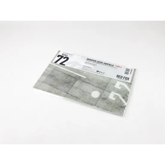 Red Fox Db-72018 1/72 3d Diorama Base Modern Ussr Airfield Type 2 250x160mm