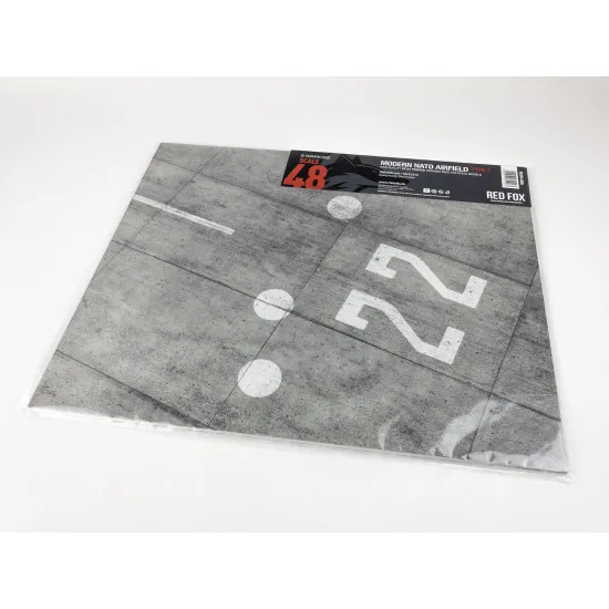 Red Fox Db-48006 1/48 3d Diorama Base Modern Nato Airfield Type 7 380x320mm