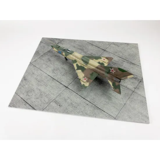 Red Fox Db-48014 1/48 3d Diorama Base Concrete Base Rectangular Type 4 380x320mm