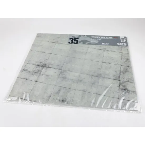 Red Fox Db-35002 1/35 3d Diorama Base Concrete Base Square Type 5 380x320mm