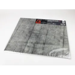 Red Fox Db-48016 1/48 3d Diorama Base Concrete Base Square Type 4 380x320mm