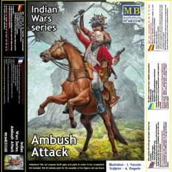 Master Box 35248 1/35 Indian Wars Series Ambush Attack Plastic Model Kit