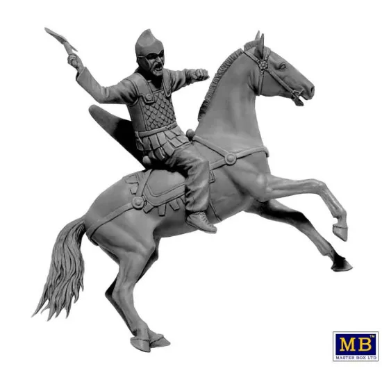 Master Box 32014 1/32 Greco-persian Wars Series Kit 4 Persian Heavy Cavalry Warrior Plastic Model Kit