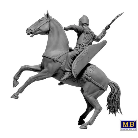 Master Box 32014 1/32 Greco-persian Wars Series Kit 4 Persian Heavy Cavalry Warrior Plastic Model Kit