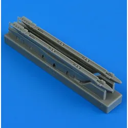 Quickboost 49168 1/48 Sepecat Jaguar Gr 1/Gr 1a Upper Pylons With Adapters Accessories Kit