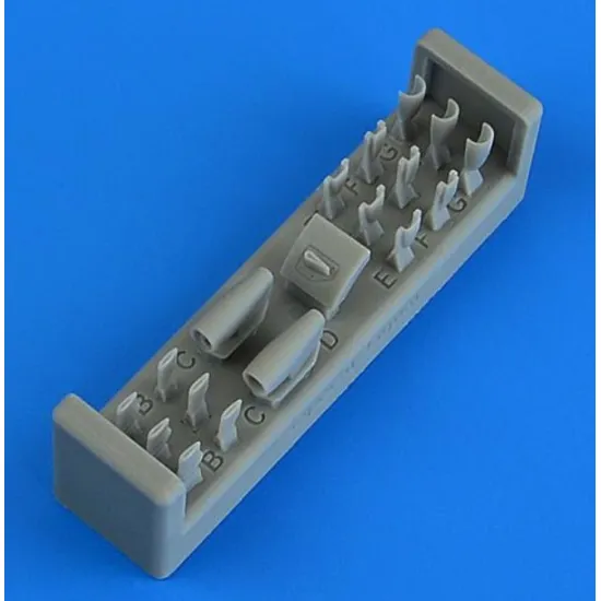 Quickboost 49170 1/48 Sepecat Jaguar Gr 1/Gr 1a Air Scoops And Fuel Dumpers Accessories Kit