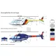 Miniwing 369 1/144 Bell 206 Jet Ranger Plastic Model Kit