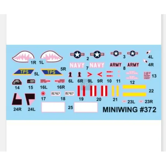Miniwing 372 1/144 Bell Ah-1g Cobra Over America Plastic Model Kit