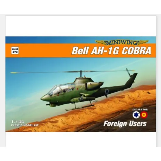 Miniwing 373 1/144 Bell Ah-1g Cobra Foreign Users Plastic Model Kit