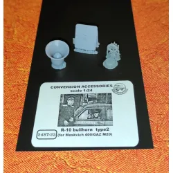 Start-43 St23 1/24 R-10 Bullhorn Type2 For Moskvich 400/Gaz M20