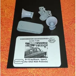 Start-43 St24 1/24 R-10 Bullhorn Type3 For Gaz M20 Pobeda
