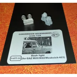 Start-43 St30 1/24 Dash Light For Gaz M20/M22/Moskvich 403 2pcs